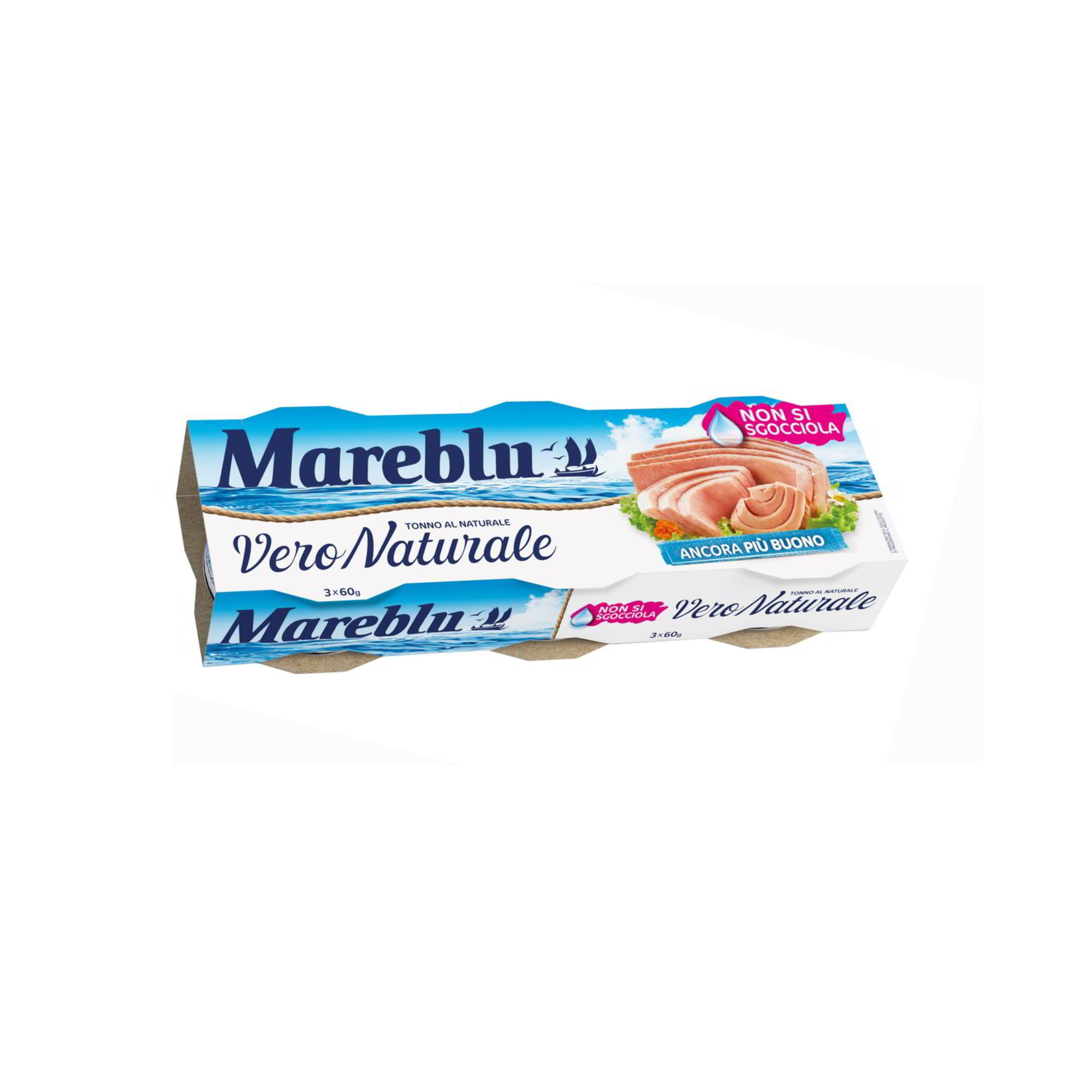 Mareblu Vero Naturale Tonno Al Naturale 3x60g