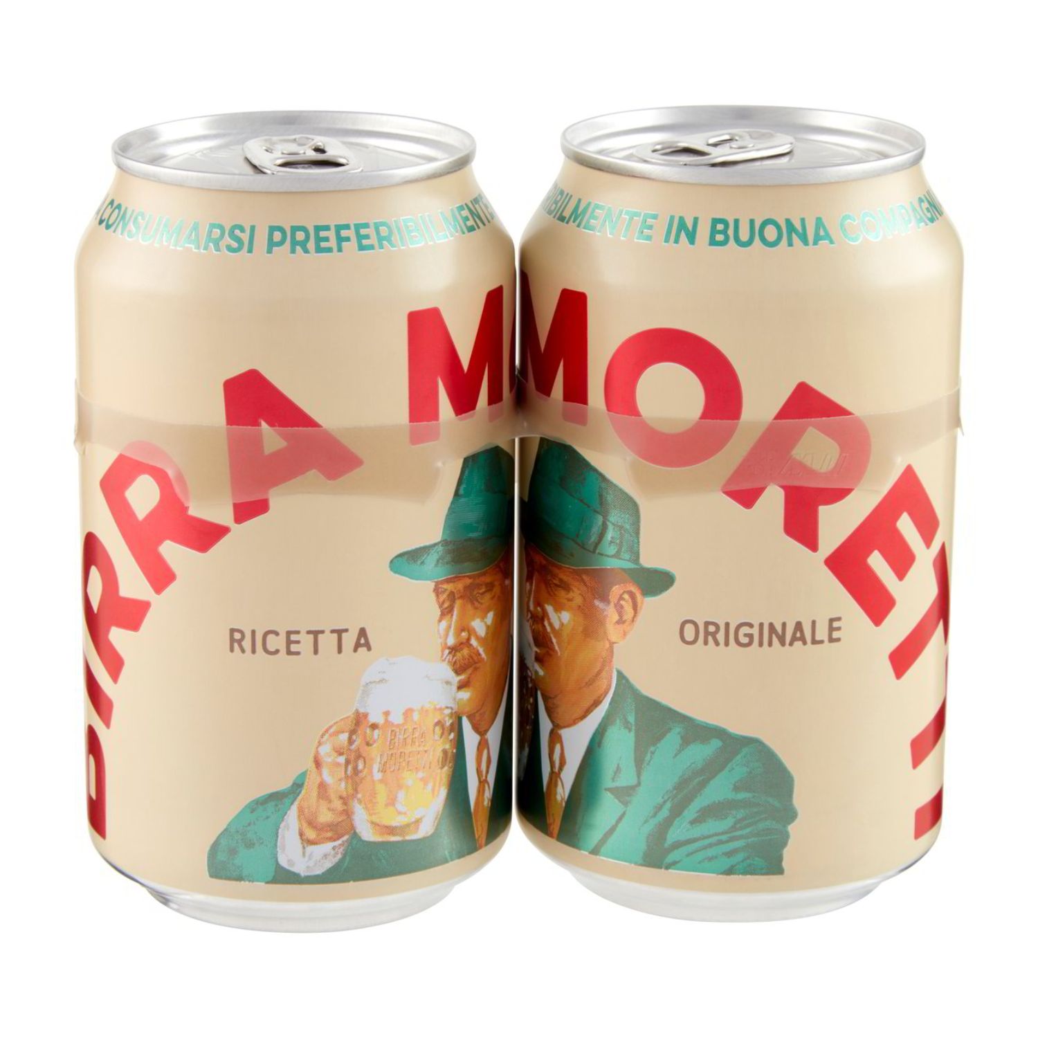 Birra Moretti Lattina 33 cl x 2 Pezzi
