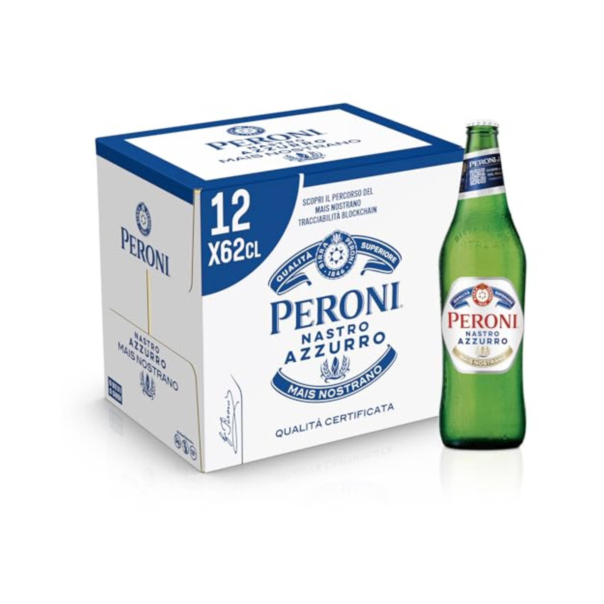 Birra Lager Peroni Nastro Azzurro 620mlx12