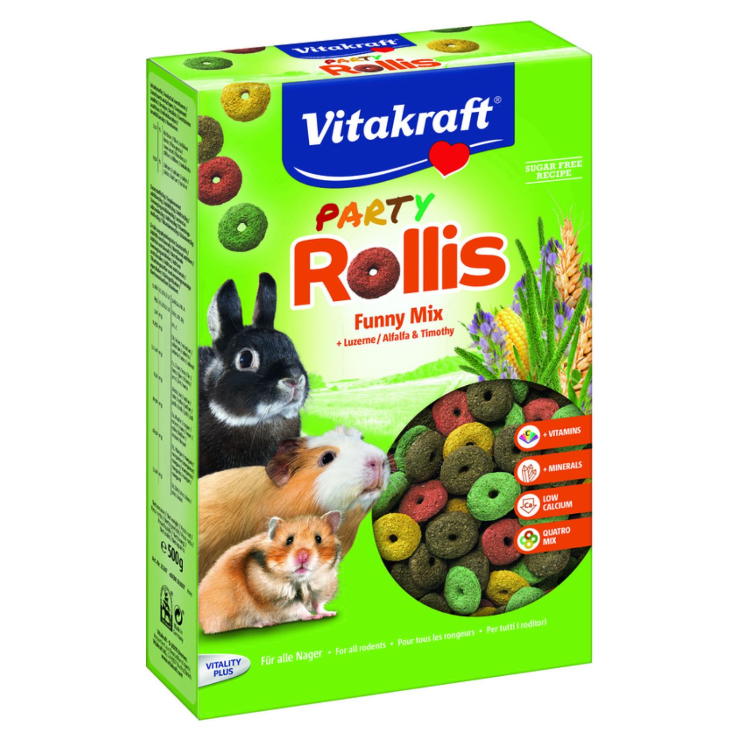 Vitakraft Party Rollis Mix Croccantini Per Roditori 500g