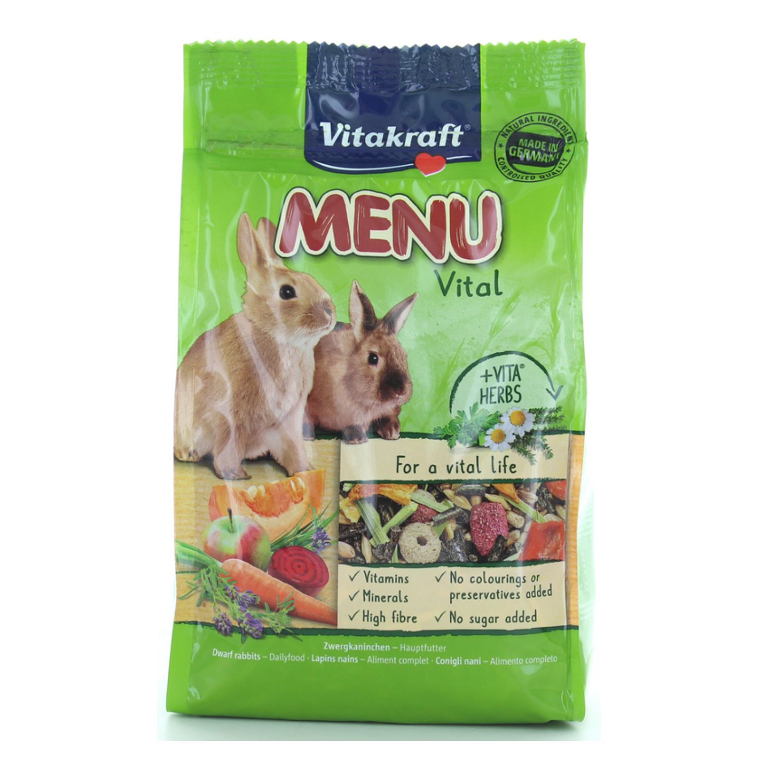 Vitakraft Menu Vital Per Conigli 500g