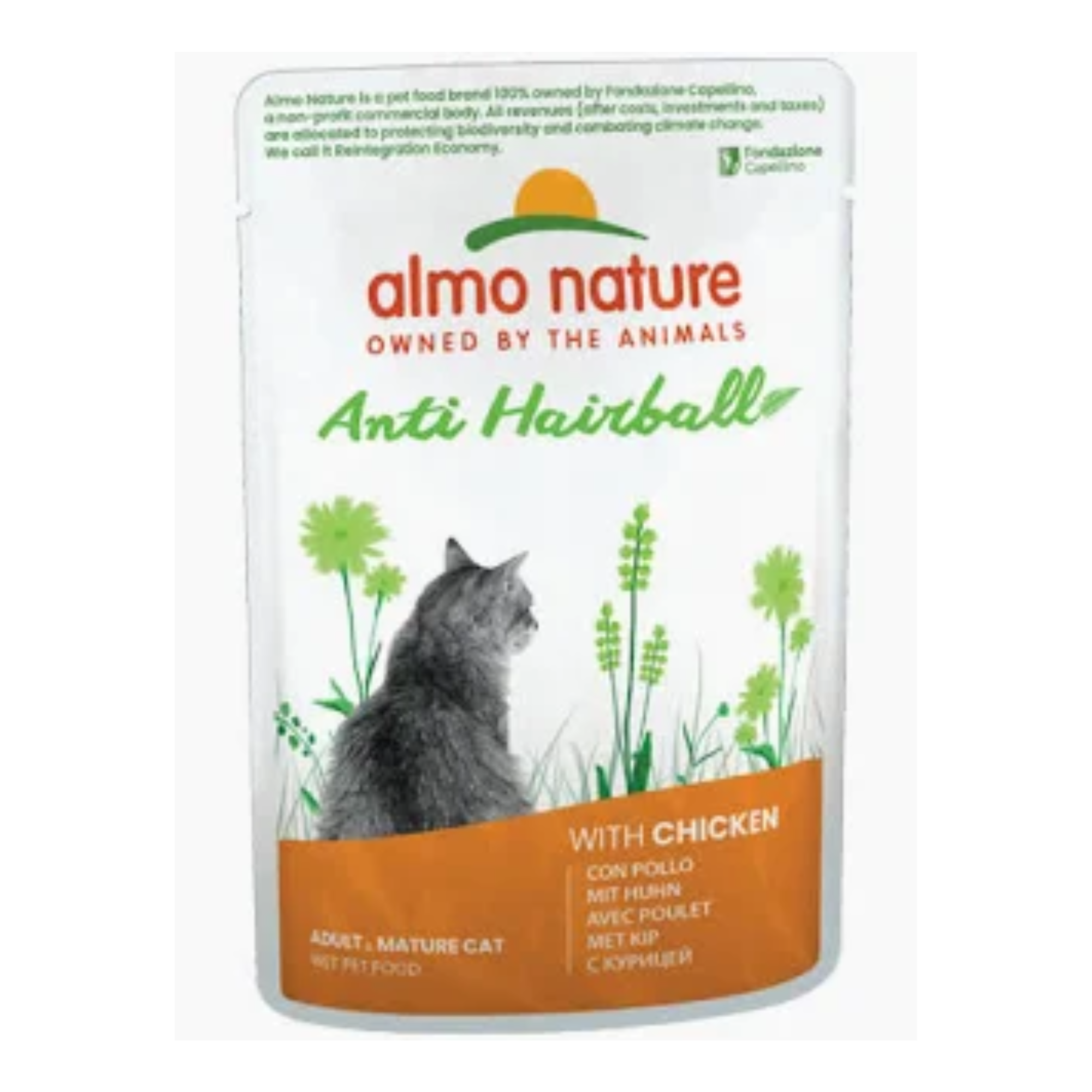 Almo Nature Anti Hairball Con Pollo Croccantini Per Gatti Adulti 70gr