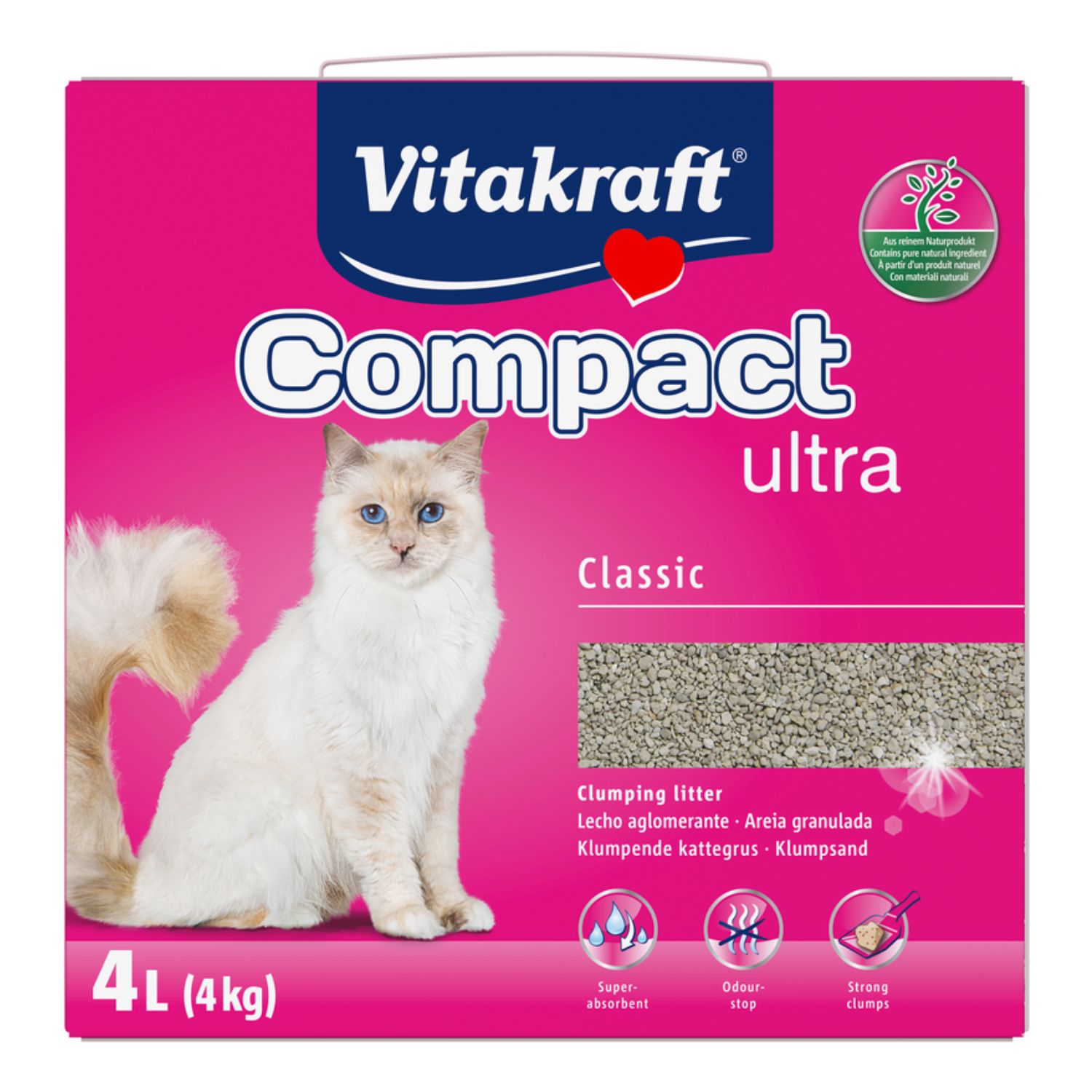Vitakraft Lettiera Compact Ultra Classic 4 Kg