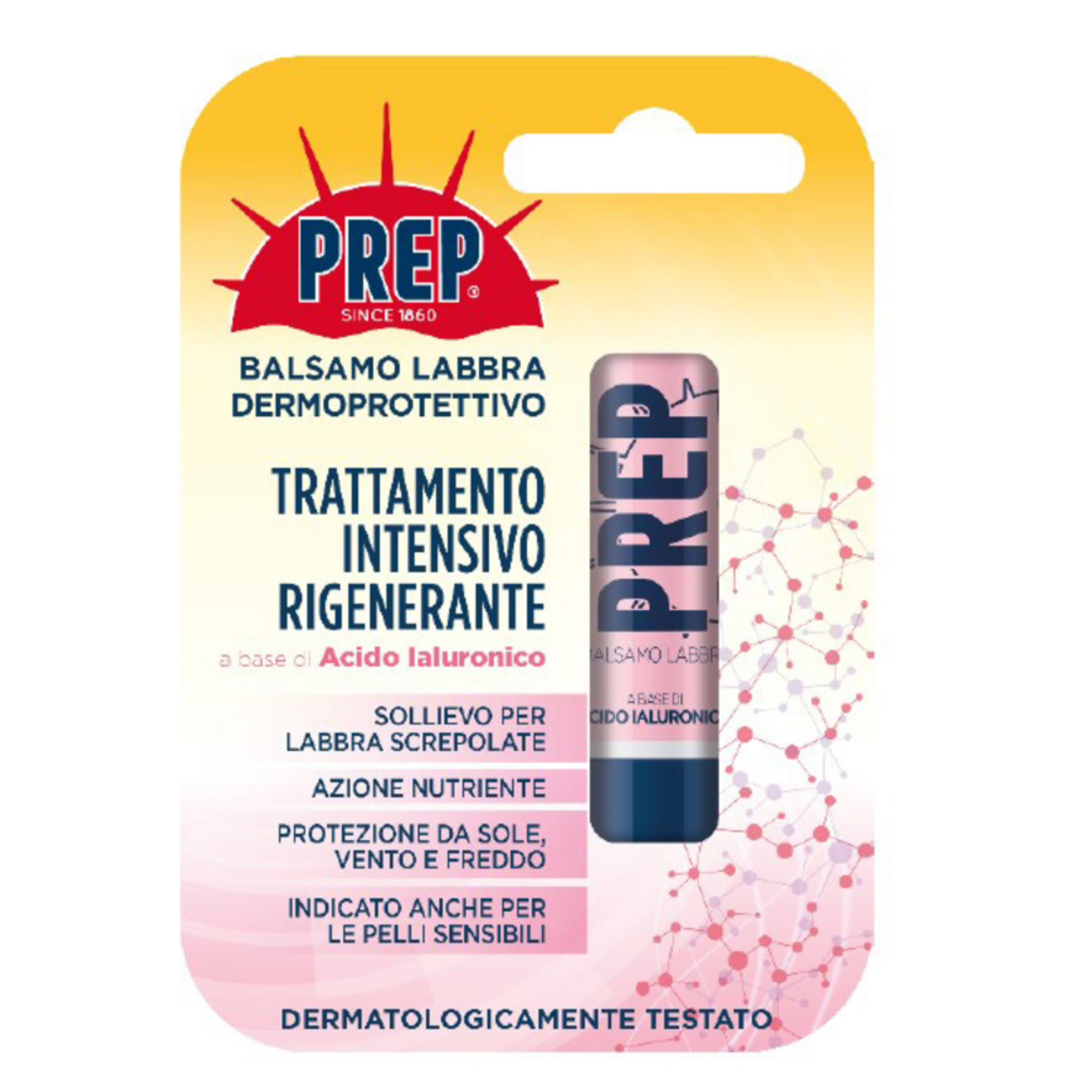 Prep Balsamo Labbra Trattamento Intensivo Rigenerante Acido Ialuronico