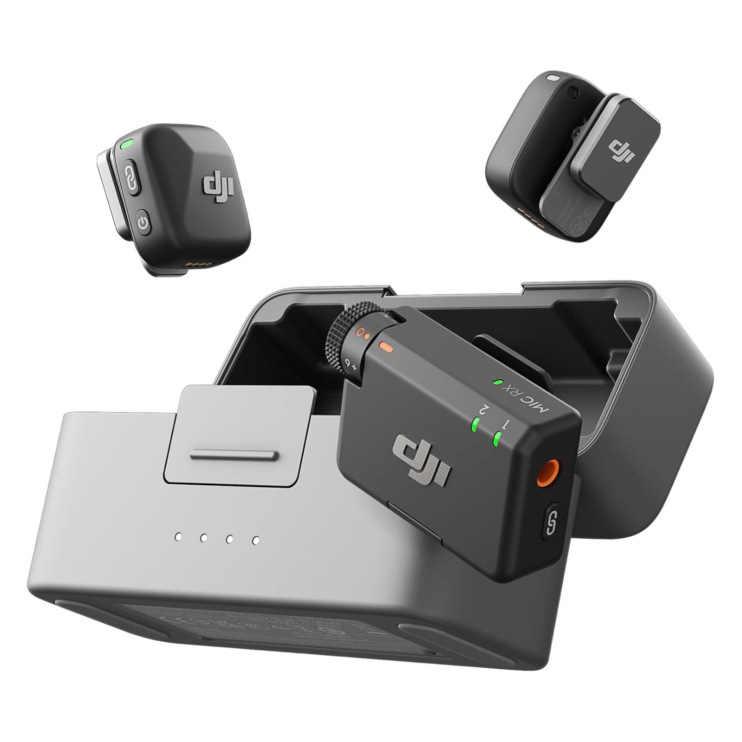 DJI Mic Mini Kit Microfono Wireless 2 TX 1 RX Con Custodia Di Ricarica