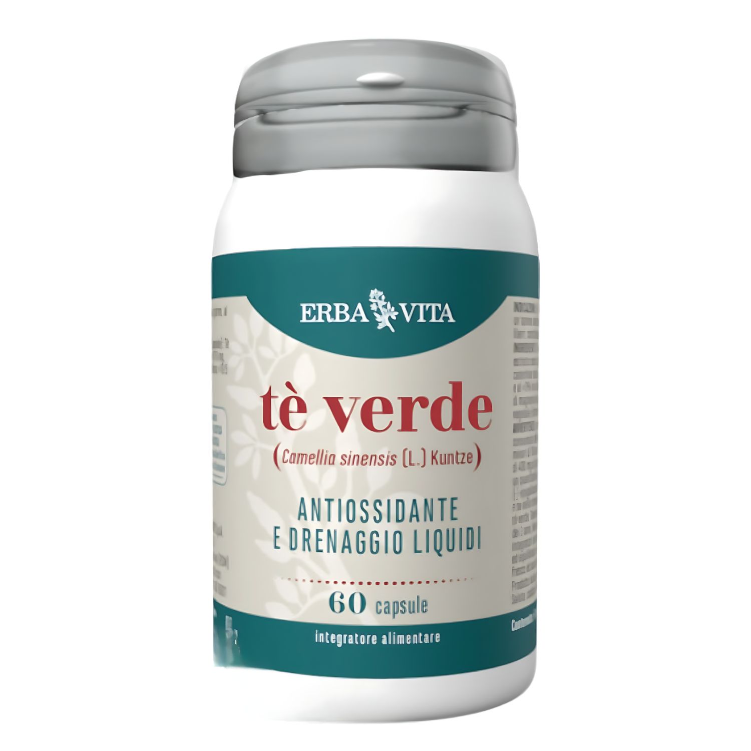 Erba Vita Tè Verde 60 Capsule Integratore Antiossidante E Drenante