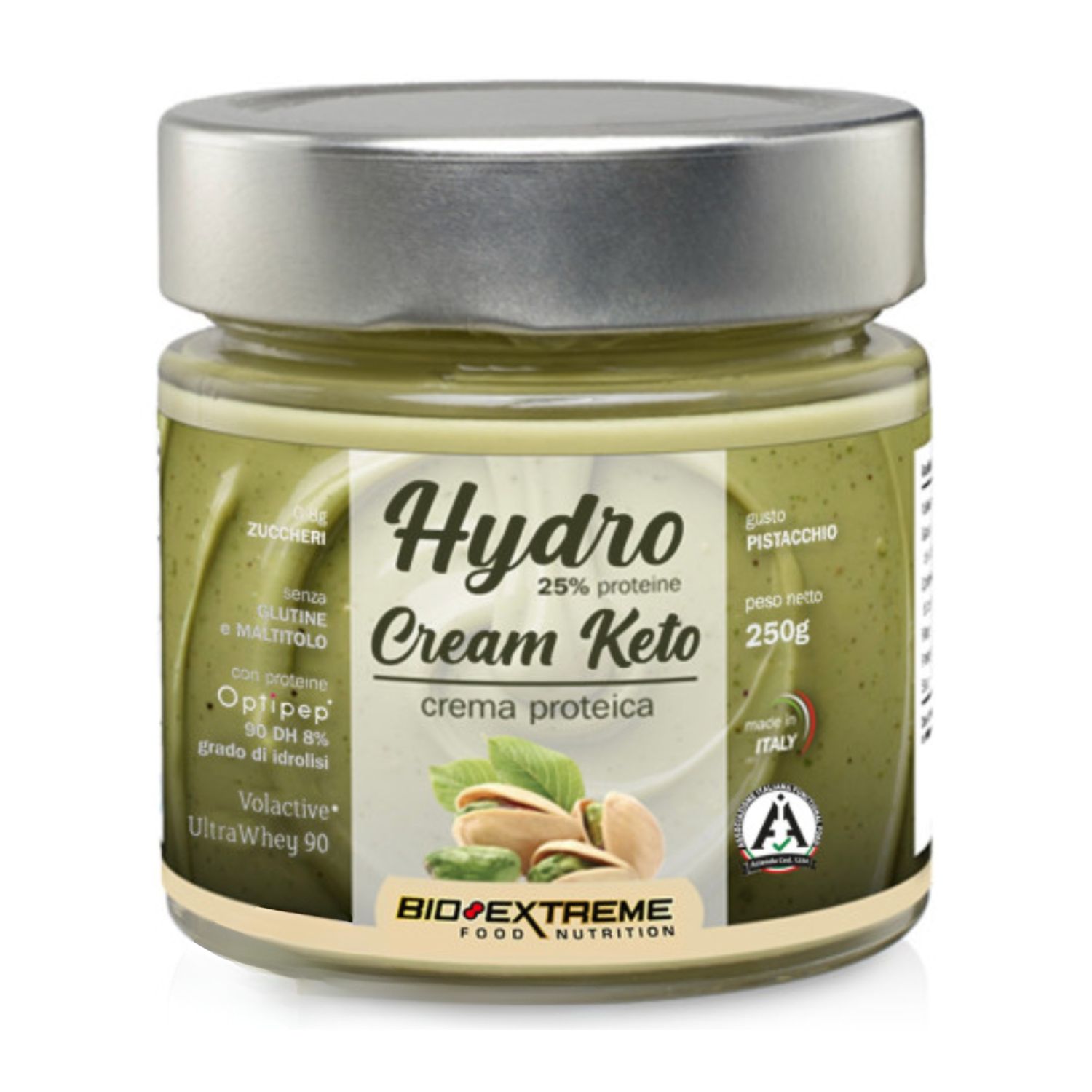 Bio Extreme Hydro Cream Keto Pistacchio 250 g