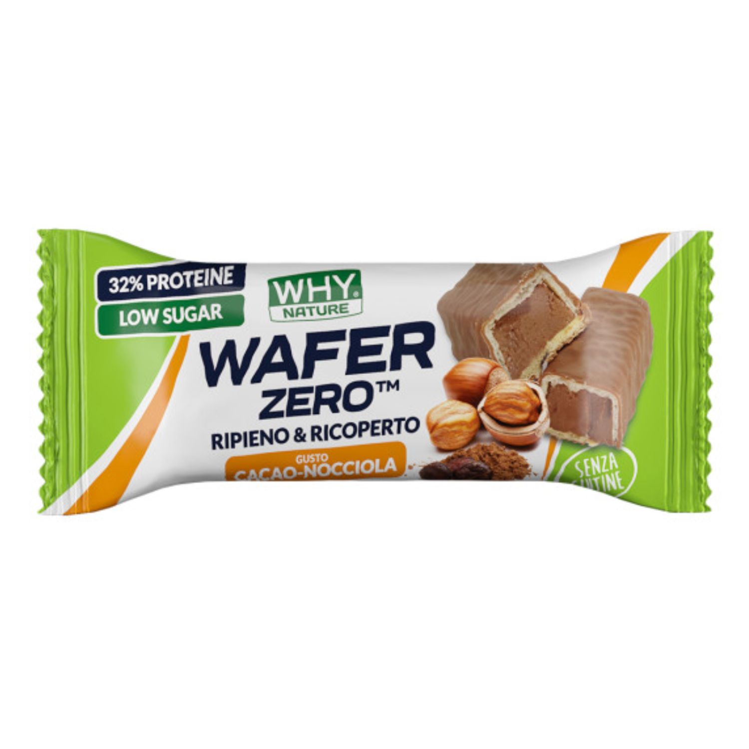 Why Nature Wafer Zero Cacao Nocciola 35 g