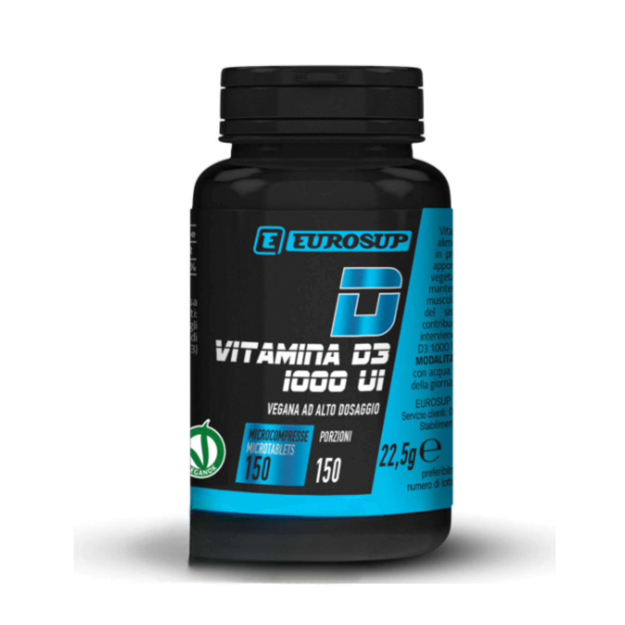 Vitamina D3 1000 UI EUROSUP 150 Compresse