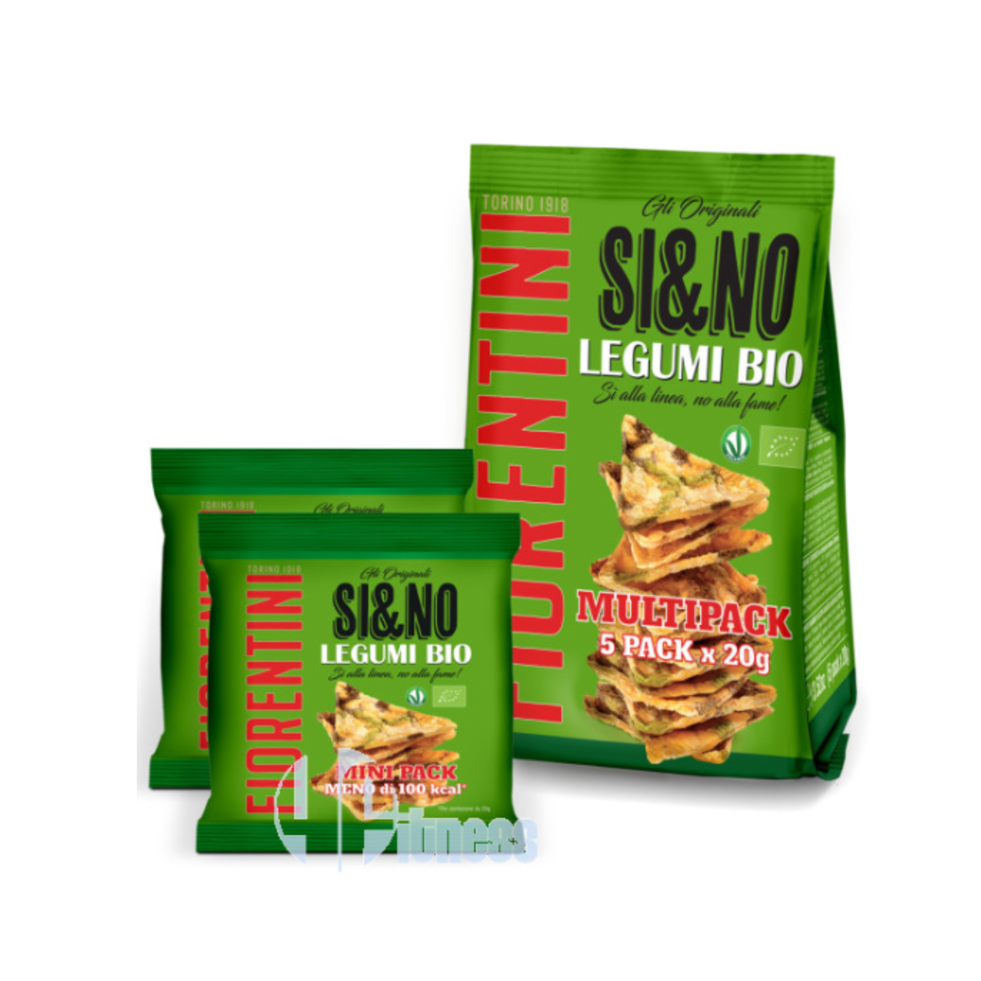 Mini Gallette Mais E Legumi Bio Multipack 5 x 20 g Fiorentini