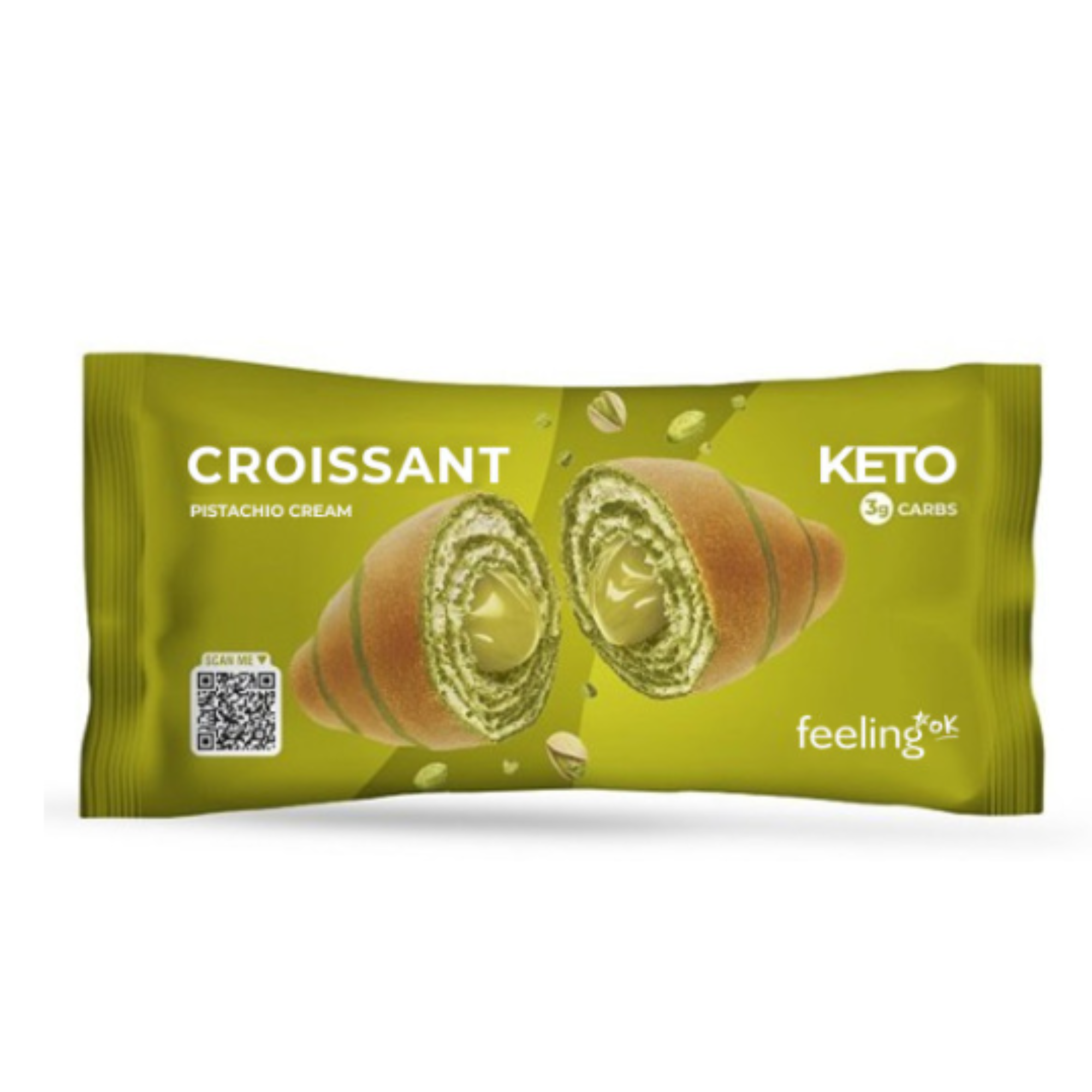 Feeling Ok Croissant Ripieno Al Pistacchio 50g