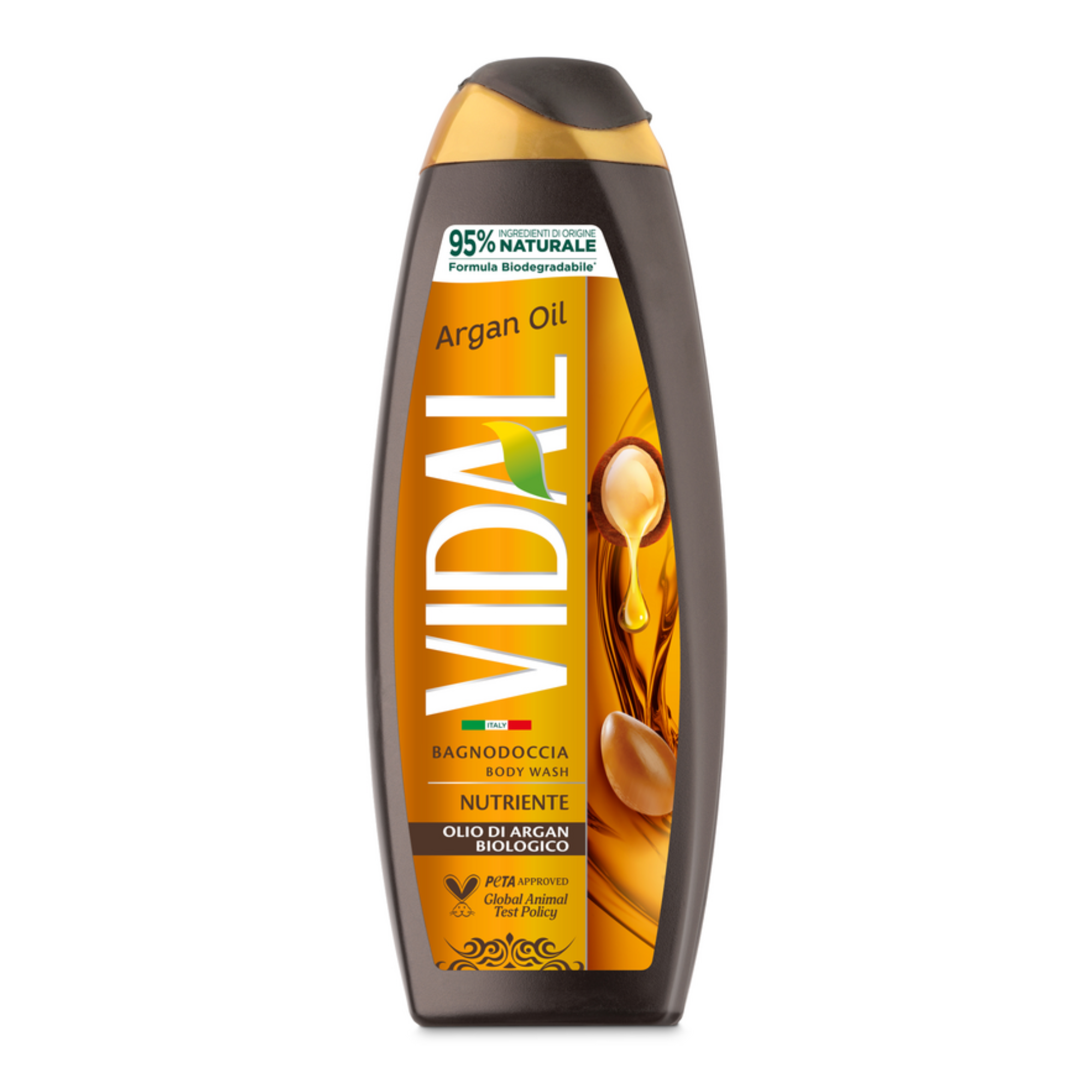 Bagnodoccia Nutriente Olio Di Argan Biologico Vidal 500 ml