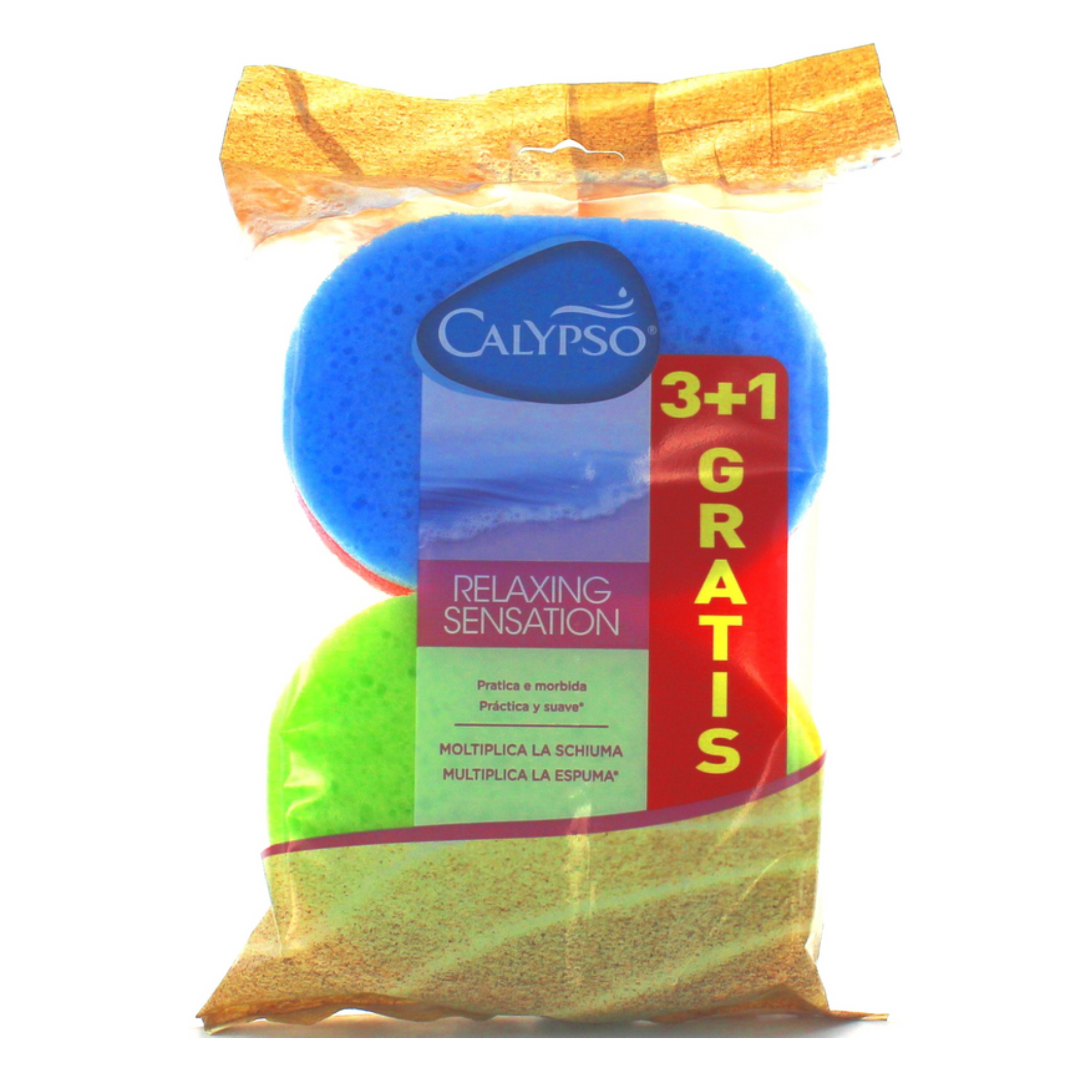 Spugne Bagno Relaxing Sensation Calypso 3+1