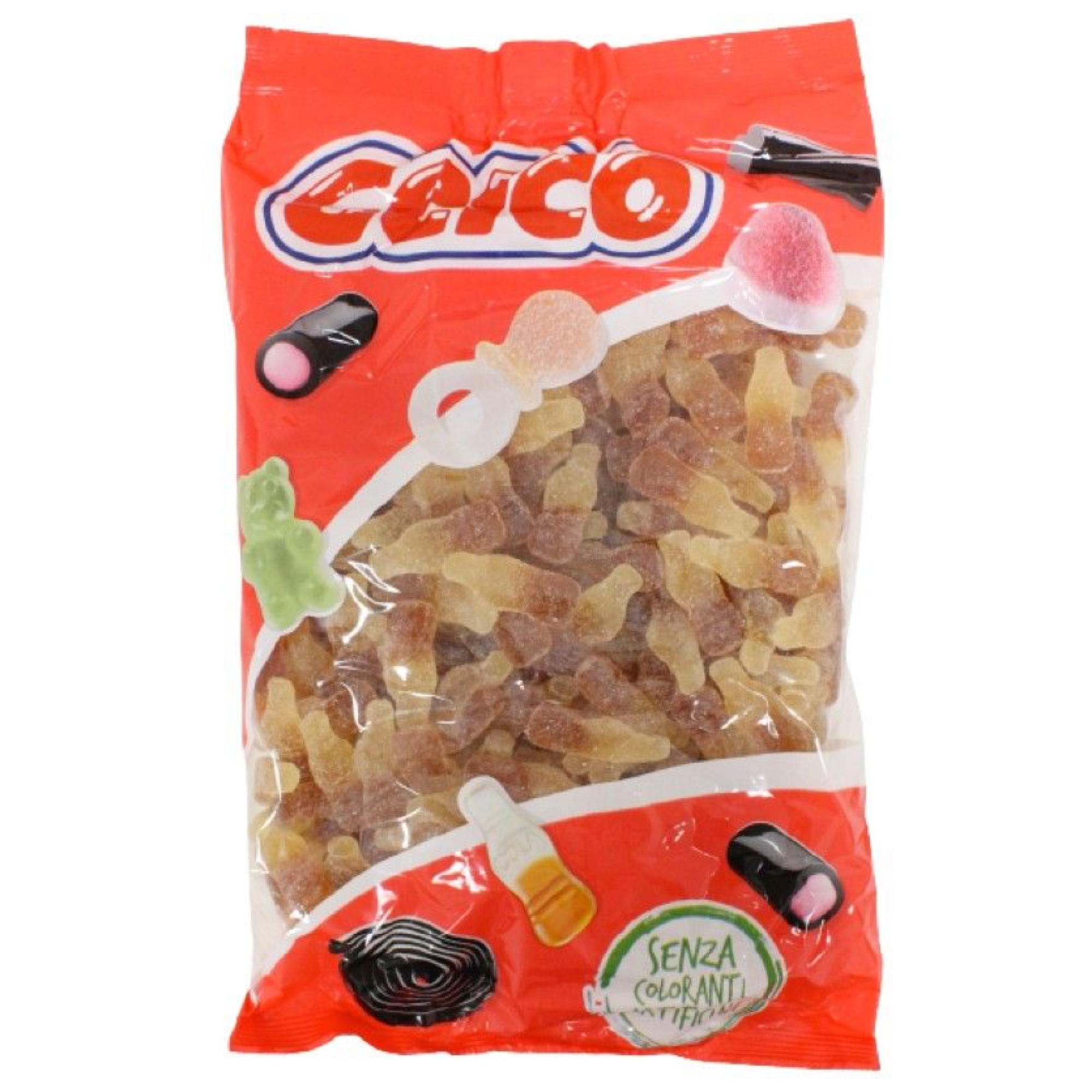 Gelco caramelle Gommose Bottiglie Cola 2kg