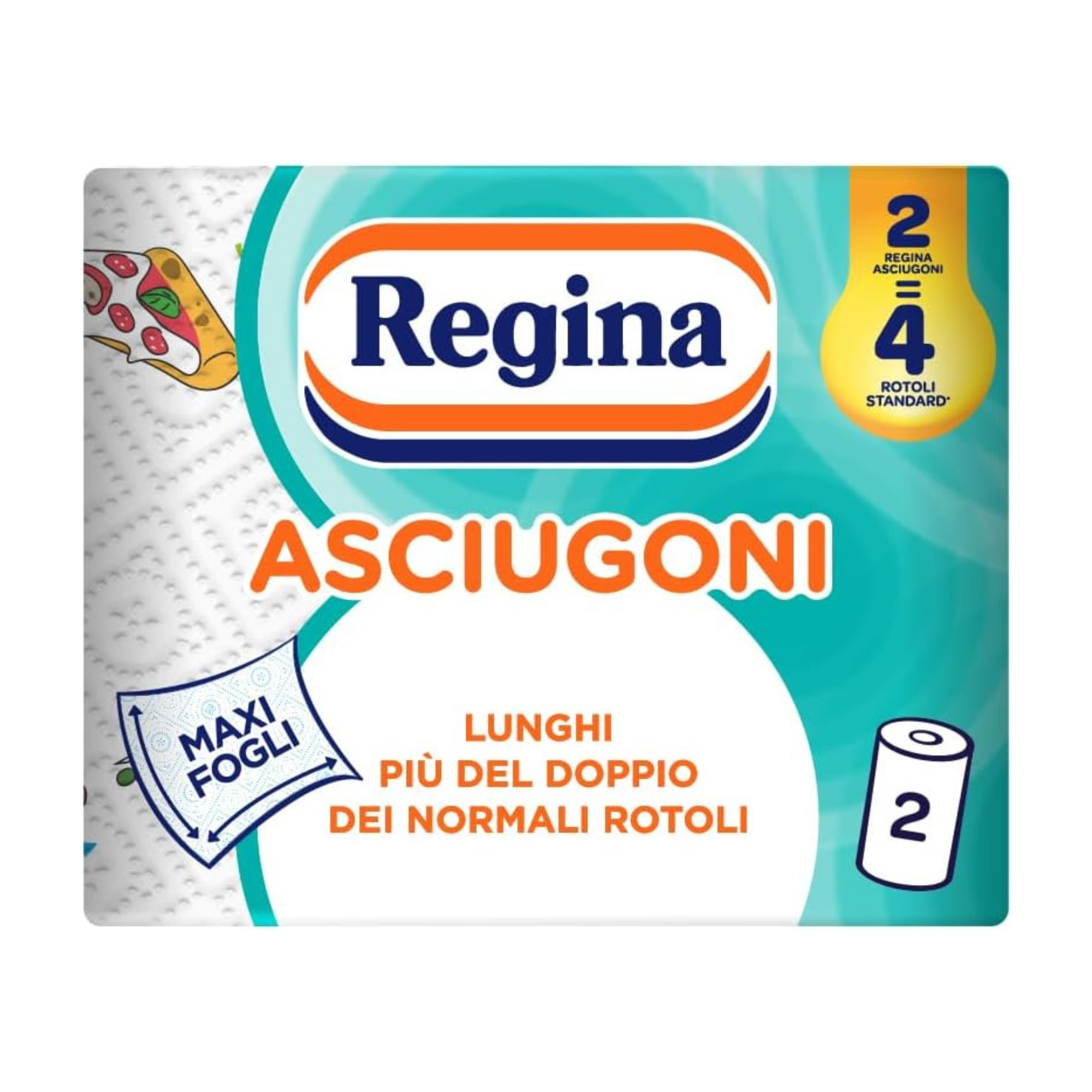 Regina Asciugoni Carta Cucina 5 Confezioni 10 Rotoli Maxi