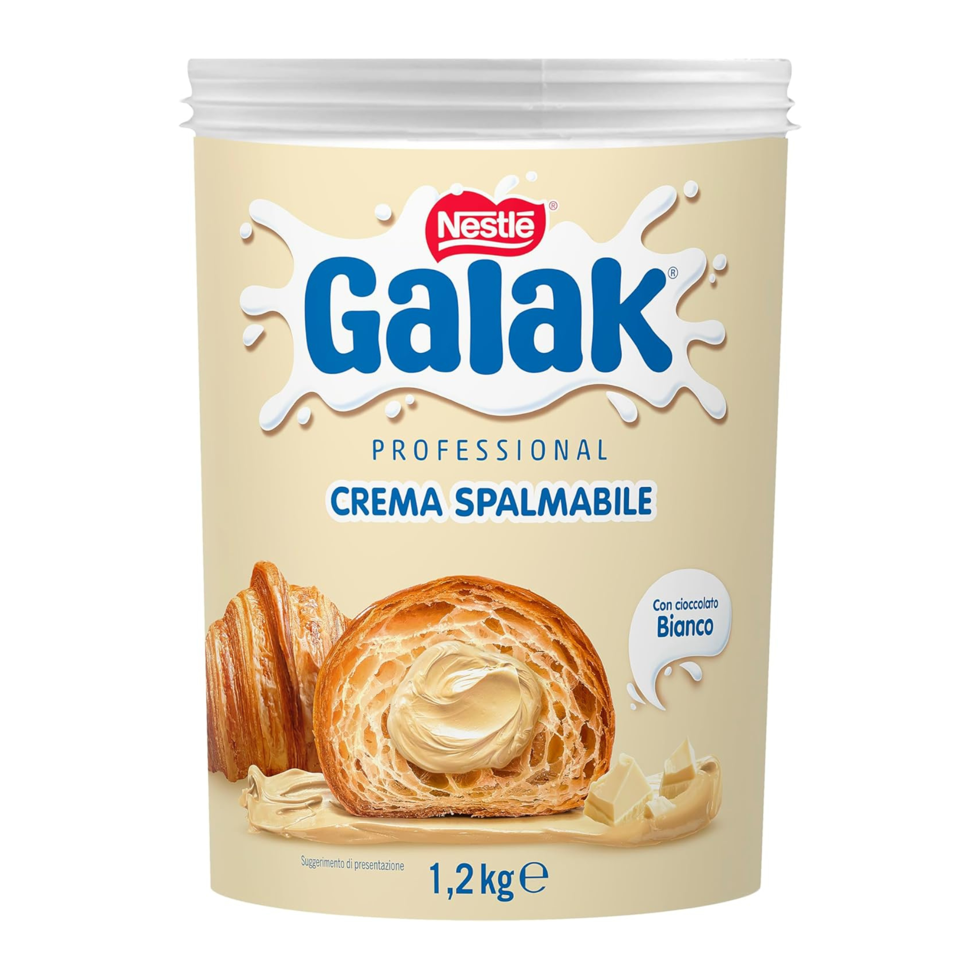 Galak Professional Crema Spalmabile Bianca 1,2 kg