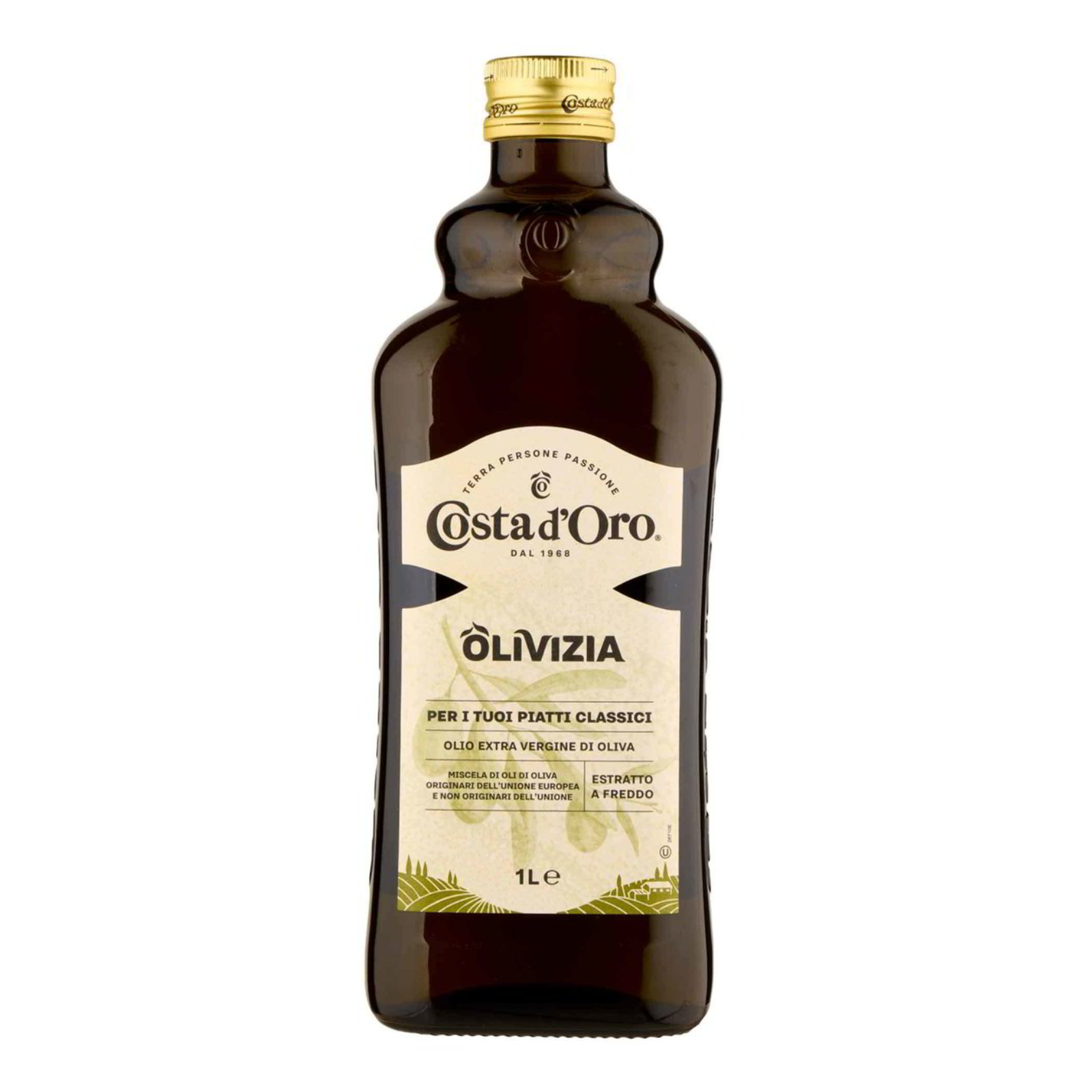 Olio Extra Vergine di Oliva Costa d’Oro L’Extra 1 Litro