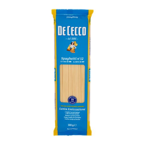 Spaghetti n.12 De Cecco Pasta di semola 500 g