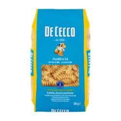 Fusilli n.34 De Cecco Pasta di Semola 500 g