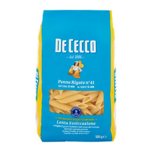 Penne rigate n.41  De Cecco Pasta di semola 500 g