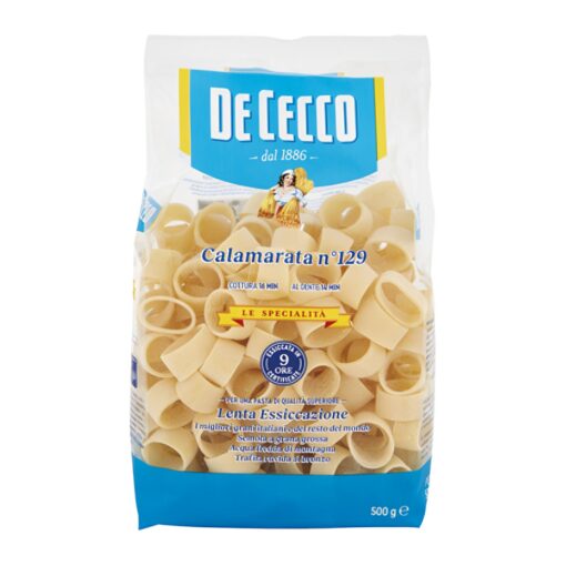 Calamarata n.129 De Cecco Pasta di semola 500 g