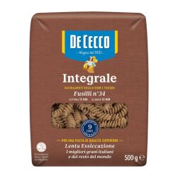Fusilli Integrali n°34 De Cecco 500g