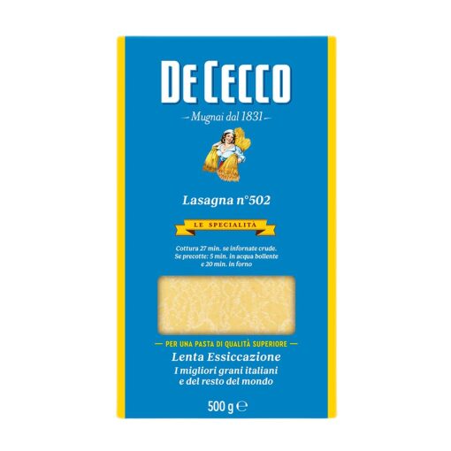 Lasagna n.502 De Cecco 500g