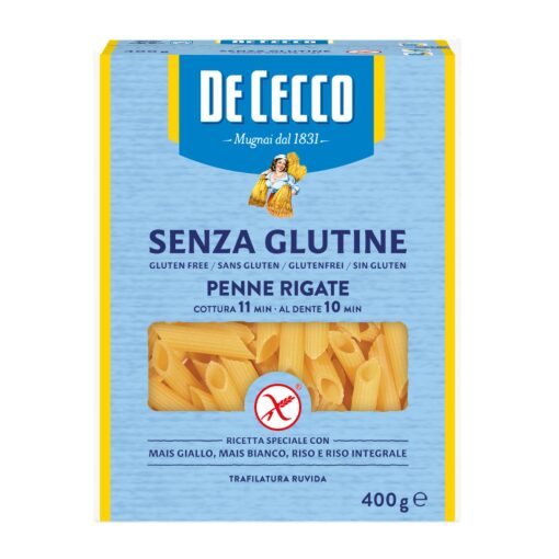Penne Rigate n°41 Senza Glutine De Cecco 400g