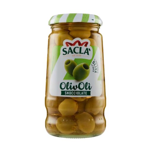 Olive Verdi Snocciolate Saclà 290g