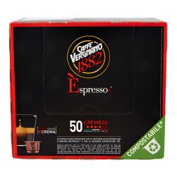 Vergnano Caffè Espresso Cremoso 50 Capsule 250g