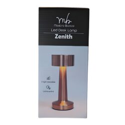 Mastro Bianco Zenith Lampada Da Tavolo Led