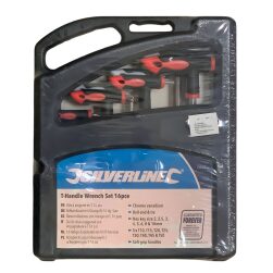Set Chiavi  a T Con Impugnatura Silverline 16 Pezzi