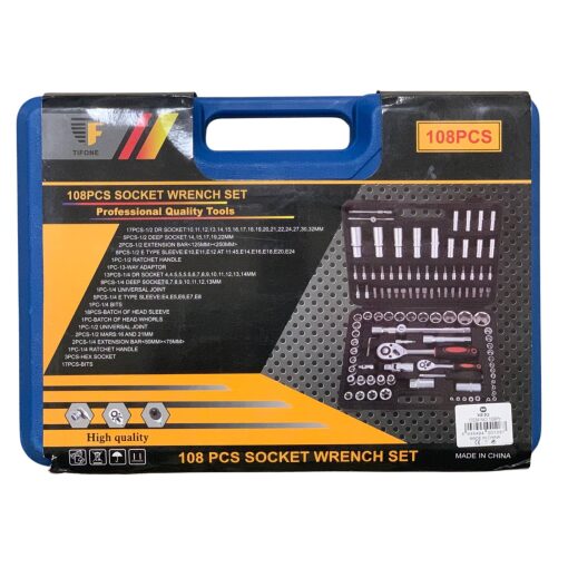 Set Chiavi A Bussola 108 Pezzi Con Valigetta Professionale Tifone