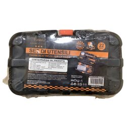 Set Di Utensili Cassetta Attrezzi Per La Casa Euroblu 22 Pezzi