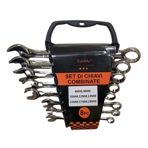 Set Di Chiavi Combinate Euroblu 8 Pezzi