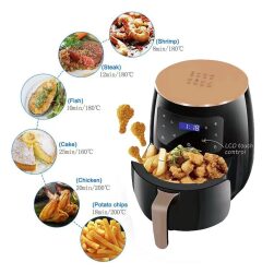 Friggitrice Ad Aria Extra Large 8 Litri 2400W Display Touch