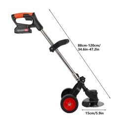 Tagliabordi Elettrico A Batteria Cordless Per Giardino