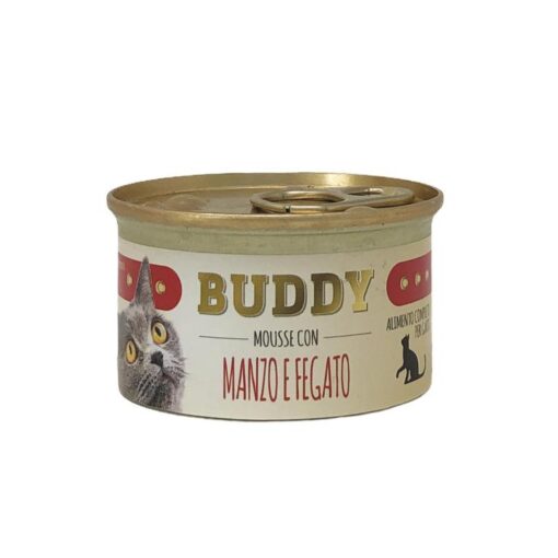 Buddy Mousse Manzo e Fegato per Gatti 85g