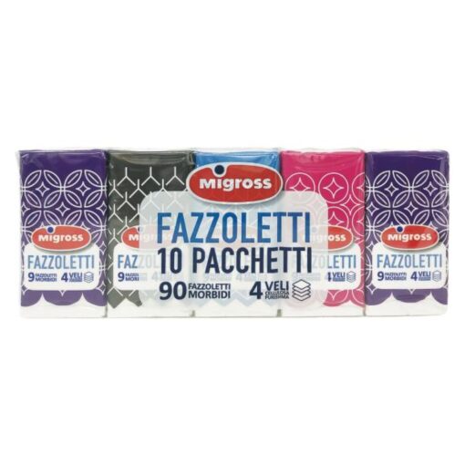 Fazzoletti Migross 4 Veli 10 Pacchetti