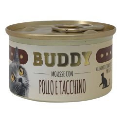 Buddy Mousse Pollo e Tacchino per Gatti 85g