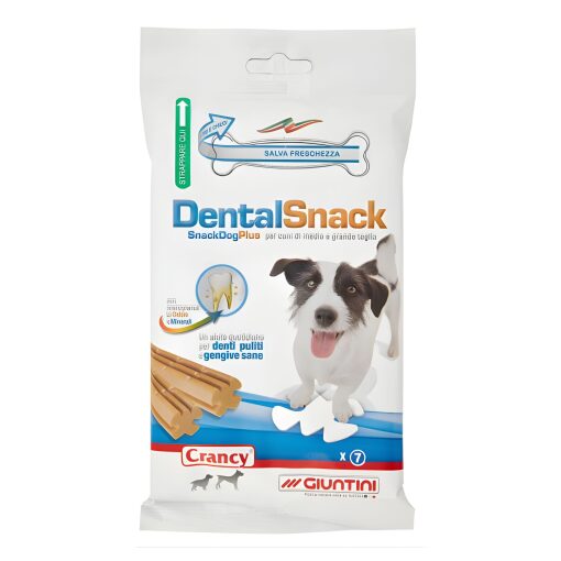 Giuntini Crancy Dental Snack Per Cani Di Media E Grande Taglia 180 g