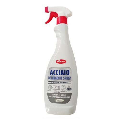 Detergente Spray Acciaio Migross 750 ml