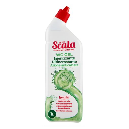 WC Gel Igienizzante Disincrostante Anticalcare Scala 1 L