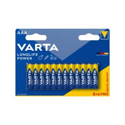 Varta Longlife Power AAA Alcaline BL12