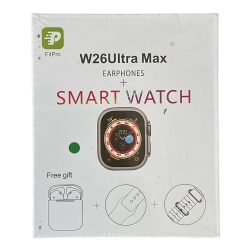 Smartwatch W26 Ultra Max FitPro Con Auricolari Wireless Inclusi Verde