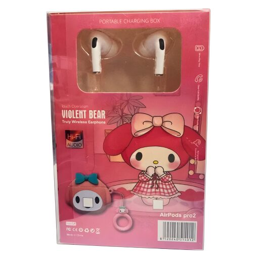 Violent Bear Auricolari Wireless Bluetooth Con Custodia Di Ricarica