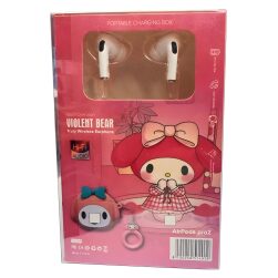 Violent Bear Auricolari Wireless Bluetooth Con Custodia Di Ricarica