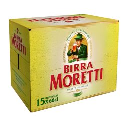 Confezione Birra Moretti Ricetta Originale 15 x 66 cl