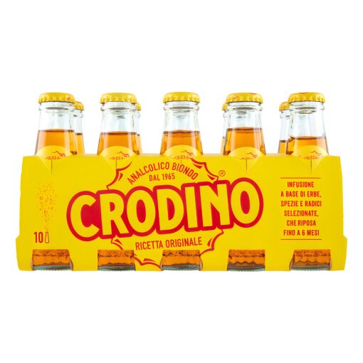 Crodino Aperitivo Analcolico 10 Bottiglie Da 10 cl