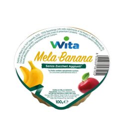 Purea Di Mela E Banana Wita 100g